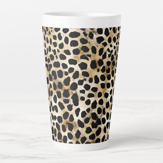 Animal Print - Latte Mug Latte Mok (Voorkant)