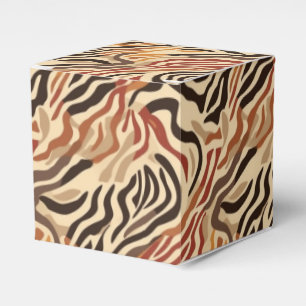 Animal Print Party-voorkeursbox Bedankdoosjes