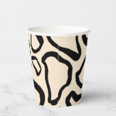 Animal print pattern papieren bekers (Rechts)