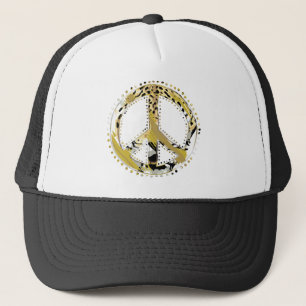 Animal Print Peace-teken I + uw ruggengraat. en id Trucker Pet