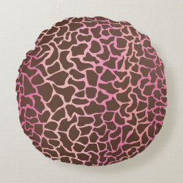 Animal Print Rond Kussen