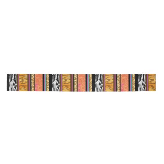 Animal Print Stripe Leopard Tiger Zebra Giraffe Lint (Voorkant)