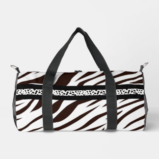 Animal print zebra black and white  plunjezak