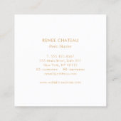 Animal Reiki Master Dog Cat Visitekaartje (Achterkant)