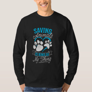 Animal Rescue Shelter Saving Animals is een soort T-shirt