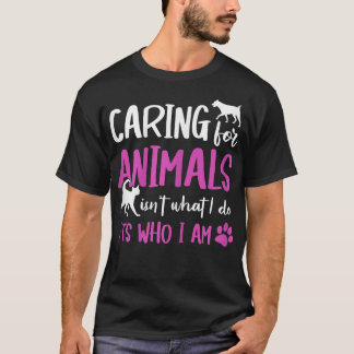 Animal Rescue Volunteer Caring For Animals T-shirt