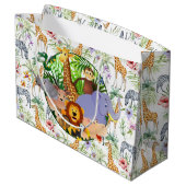 Animal Safari Groot Cadeauzakje (Achterkant Gekanteld)