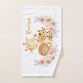 Animal Sauvage Floral Mignon (Serviette à main)