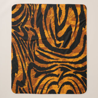Animal Skin Pattern. The fabric Abstract with Tige Sherpa Deken