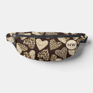 Animal skin with hearts heuptasje