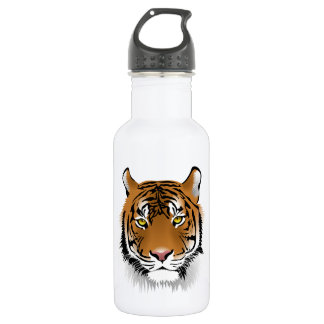 Animal Stripes Tiger Zoo Natuur Oerwoud Safari Art Waterfles