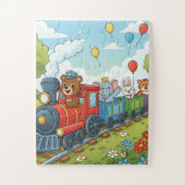 Animal Train Adventure Puzzle (Vertical)