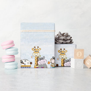 Animal Train Wrapping Paper Cadeaupapier