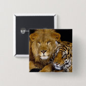 AnImAl Vierkante Button 5,1 Cm (Voorkant /achterkant)