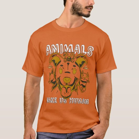 Animal Ware Animals Makes Foster Animal Worker fri T-shirt (Voorkant)