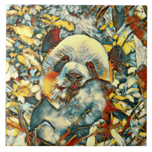 AnimalArt_Panda_012 Tegeltje