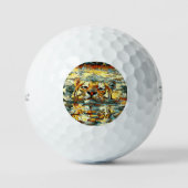 AnimalArt_Tiger_001 Golfballen (Voorkant)