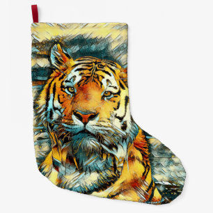 AnimalArt_Tiger_010 Grote Kerstsok