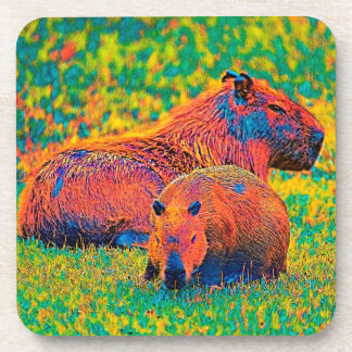 AnimalColor_Capybara_006 Bier Onderzetter