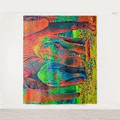 AnimalColor_Elephant_001 Wandkleed (Voorkant)