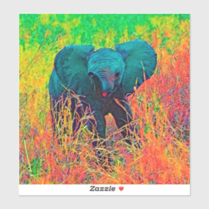 AnimalColor_Elephant_002 Sticker