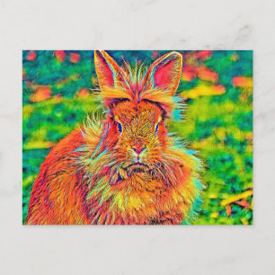 AnimalColor_Rabbit_004 Briefkaart
