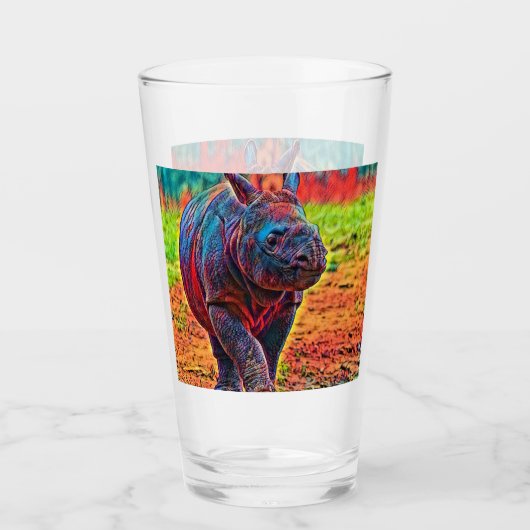 AnimalColor_Rhino_001 Glas (Voorkant)