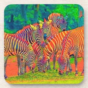 AnimalColor_Zebra_002 Bier Onderzetter