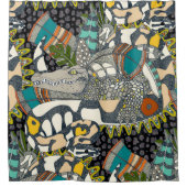 animalier-pop douchegordijn (Voorkant)