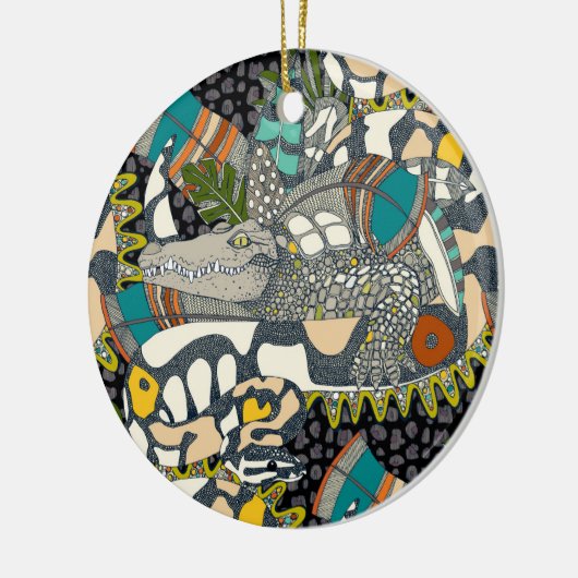 animalier pop keramisch ornament (Links)