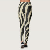 Animalier Seamless Texture zebra Style Leggings (Achterkant)