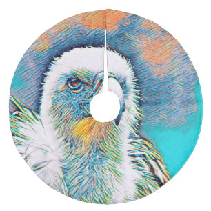 AnimalMix_Bird_028 Fleece Kerstboom Rok