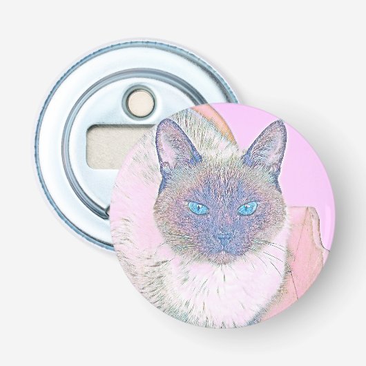 AnimalMix_Cat_017 Button Flesopener (Voorkant)