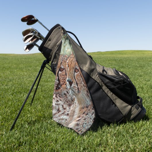 AnimalMix_Cheetah_031 Golfhanddoek (Groen)
