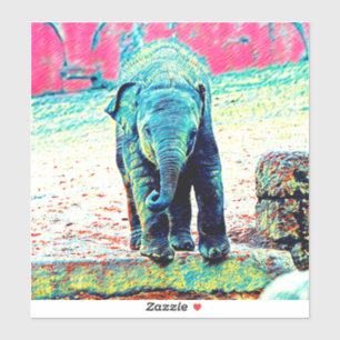 AnimalMix_Elephant_002 Sticker