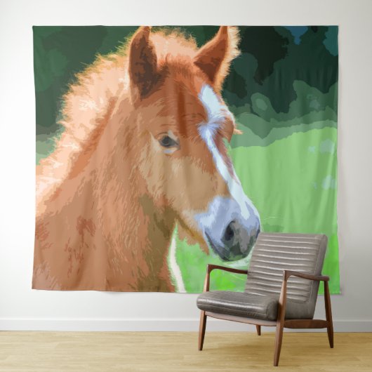 AnimalMix_Horse_013 Wandkleed (In Situ (horizontaal))