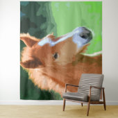 AnimalMix_Horse_013 Wandkleed (In situ)
