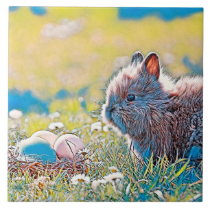 AnimalMix_Rabbit_037 Tegeltje