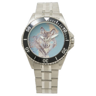 AnimalMix_Wolf_012 Horloge
