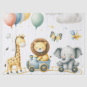 Animals birthday tissuepapier (Voorkant)