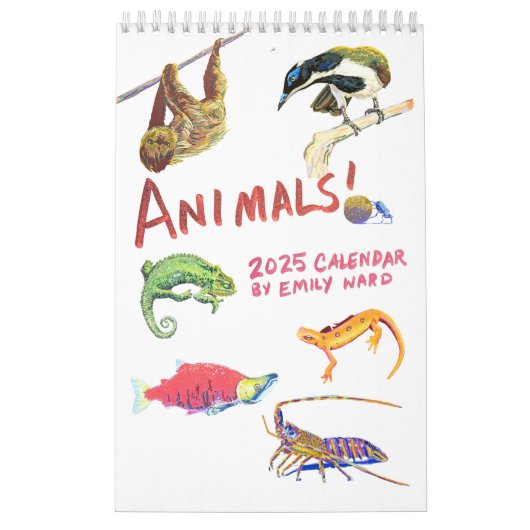 Animals! Kalender 2025 (Hoes)