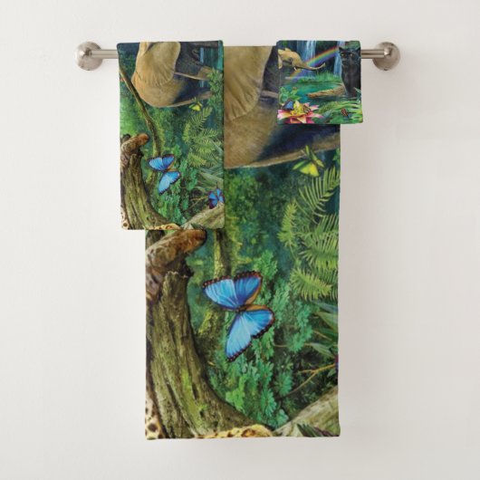 Animals living together throw pillow (En situation)