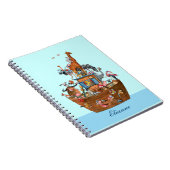 Animals Noah's ark - notebook Notitieboek (Rechterzijde)