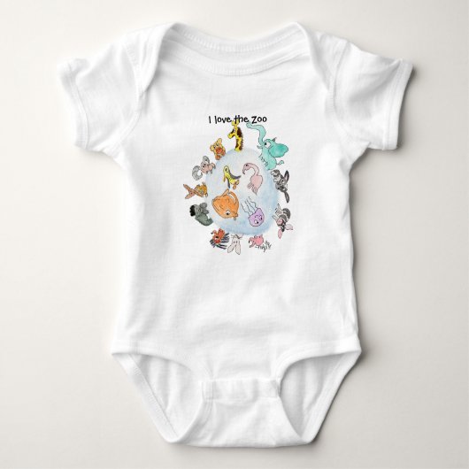 Animals of the World Romper (Voorkant)