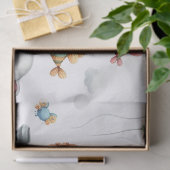 Animals pink birthday Large Gift Bag  Tissuepapier (Geschenk)