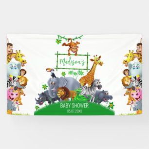 Animals Wild Een Oerwoud groen safari winter Spandoek