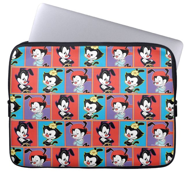 Animaniacs | Afbeelding van Yakko, Dot en Wakko-fl Laptop Sleeve (Voorkant)