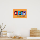 Animaniacs | Afbeelding van Yakko, Dot en Wakko-fl Poster (Keuken)
