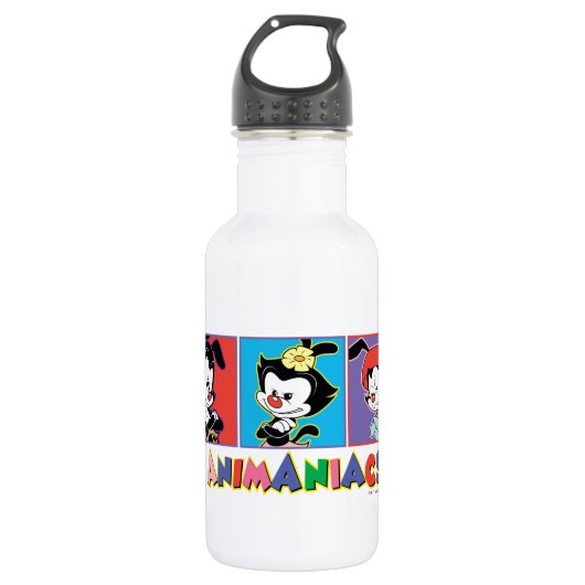 Animaniacs | Afbeelding van Yakko, Dot en Wakko-fl Waterfles (Voorkant)