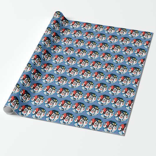 Animaniacs | Cirkel Warner Siblings Grafisch Cadeaupapier (Uitgerold)